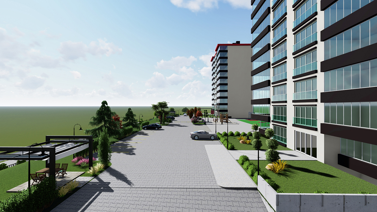 Bağlıca Gökyüzü Evleri Peyzaj